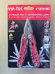 Vip-tec VT875190 Multitool 9 Fonksiyon Katlanır Cok Amaçlı Alet