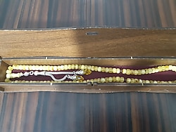 99luk Orjinal Kaya Damla Fosilli Kehribar