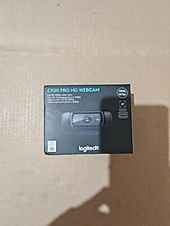 Logitech c920 pro webcam. kapalı kutu