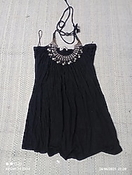 boyundan boncuklu bağlamalı