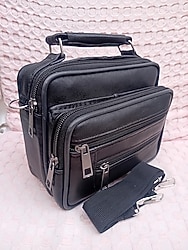 HAKİKİ DERİ 5 GÖZLÜ ASKILI SAPLI ÇANTA.SIFIR ÜRÜNDÜR