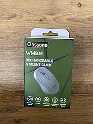 Classone WM504 2.4 Ghz Şarj Edilebilir Kablosuz Mouse -Gri
