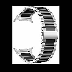 Samsung Galaxy Watch Ultra Gümüş Siyah Çelik Kordon