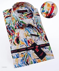 Baskılı Erkek Gömlek