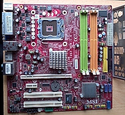 MSI G33M-FI 775 Pin Xeon uyumlu DDR2 Anakart  