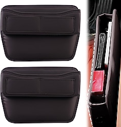 Araç koltukları için saklama kutusu, 2 adet araç koltuğu boşluk doldurucu, oto düzenleyici saklama kutusu