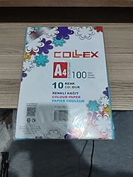 Collex Renkli A4 Kağıt 100 Yaprak