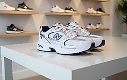 38 NUMARA! SIFIR ÜRÜNDÜR!! NEW BALANCE 530 BEYAZ LACİ