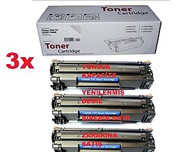 3 LÜ 2025 ÜRETİM CANON CRG 737 MUADİL TONER