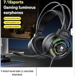 T-Wolf Gaming Sıfır Işıklı Kulaklık