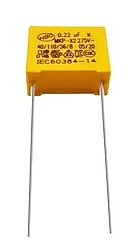 0.22uf 275vac x2 polyester kondansatör mkp/mpx 50 adet