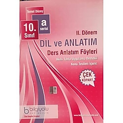 BİLGİYOLU, 10. SINIF DİL VE ANLATIM DERS ANLATIM FÖYLERİ (a serisi - Temel Düzey)