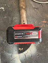 ORJİNAL EİNHELL 6 ay garanti 5.2 amper batarya iç piller ORJİNAL sıfır dış kutu az deforme var