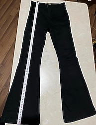 TVT ispanyol paça kadın kot pantolon