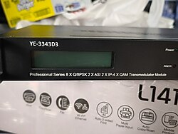 Next YE-3343D3Professional Series 8 X Q/8PSK 2 X ASI 2 X IP-4 X QAM Transmodulator Module