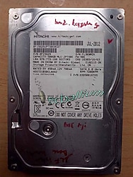 Kusurlu Hitachi hds721050cla662 500 GB SATA Hard Disk 