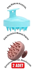#Saç #Bakım #Fırçası,# Saç #Derisine #Masaj Yapan.#Şampuan #Tarağı, #Duş Fırçası.yeni Sıfır urün #pembe ve #mavi 2 âdet