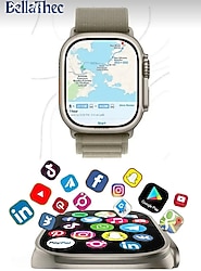 Dt Ultra 2 Wifi Destekli Uygulama indirilebilen 16 Gb Hafızalı Akıllı Saat