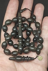 Sıfır Ürün Muhammed Erden Abanoz Ağacı Tesbih