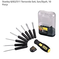 Stanley 9 parça tornavida seti