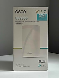 TP-Link Deco BE65 Wi-Fi 7 Mesh BE9300 Mbps 6 GHz 4x2.5 Gbps Portlar SIFIR