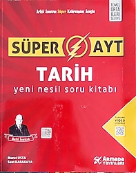ARMADA YAYINLARI, SÜPER AYT TARİH YENİ NESİL SORU KİTABI