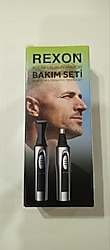 REXON bakım seti, kulak ve burun tıraş makinesi, favori kesme aparatı ve aksesuarlarla su geçirmez .