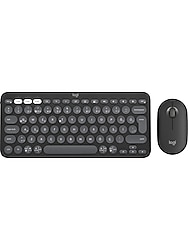 Logitech Pebble 2 Combo Siyah Kablosuz Klavye Mouse Seti OUTLET
