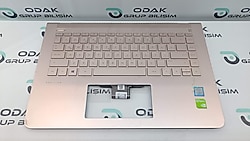 HP PAVİLİON 14BK (ÜST KASA+KLAVYE) PEMBE RENK (KASADA ÇİZİKLER MEVCUT)