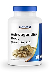 Nutricost Ashwagandha Root 600 MG 120 Capsules