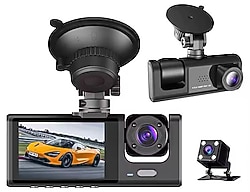 3 Kameralı Full HD Ekranlı Araç Kamerası