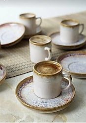 kahve fincanı takımı 6 kişilik