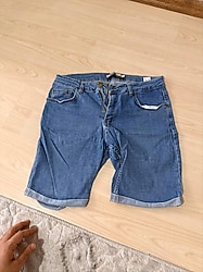 Kot şort erkek 33 beden