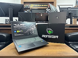 Monster Tulpar T7 V20.8.2 Intel Core i7 12700H 32GB RAM 1TB SSD RTX4060 17.3” FHD 144Hz (İKİNCİ EL)