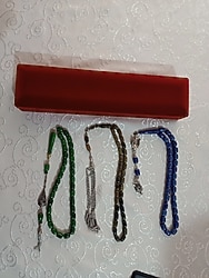 3 adet tesbih artı kutusuyla