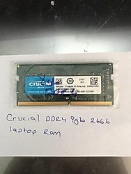 CRUCIAL DDR4 8GB 2666 LAPTOP RAM