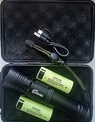 HASUBA 1500 LÜMEN Çift Batarya Profesyonel EL FENERİ