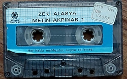 ZEKİ ALASYA & METİN AKPINAR 1, 1984 (KASET)
