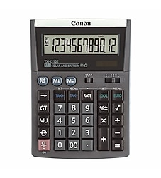 Sıfır Canon Tx-1210 e 12 Hane Masaüstü Hesap Makinesi Siyah 4100A014