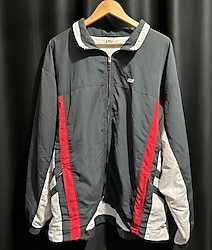 Efsane Vintage Etirel Bomber Rüzgarlık 90’lar Orijinal, Lacivert-Kırmızı-Gri Şeritli, Etirel Logolu, Mükemmel Durumda!