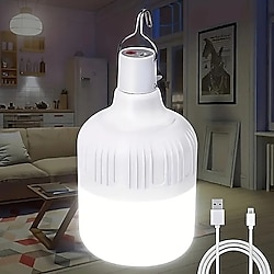 300W USB Şarj Edilebilir LED Fener piknik+kamp+balıkçılık+dağcılık+ev ortamlarında uzun süre kulanım için ideal SIFIR