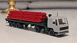 Volvo FL10 Endüstriyel Tüp TIR 1:87 Wiking | Kutusunda & Sıfır