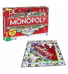 Sıfır Monopoly Türkiye 01610 Emlak ticaret oyunu Hasbro Gaming