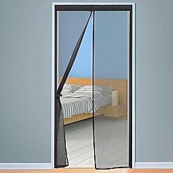 Mıknatıslı sineklik, balkon kapısı, çizilmeye karşı dayanıklı, böcek koruması, kapı için, 80 x 200 cm