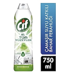 Cif Yüzey Temizleyici Tüm Yüzeyler Jel Bahar Ferahlığı 750 ml