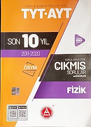 A YAYINLARI, TYT - AYT FİZİK, SON 10 YIL ÇIKMIŞ SORULAR