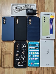 SAMSUNG A54 5G 8/256 GB. BİR YILLIK + 3 YIL GARANTİLİ SIFIR GİBİ