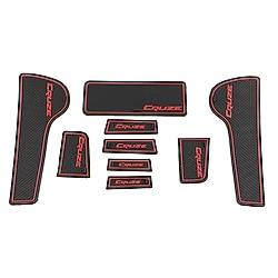 Chevrolet Cruze Araç Içi Kaymaz Silikon Ped Seti (KIRMIZI)