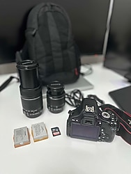 Canon EOS 600D + 18-55mm + 55-250mm