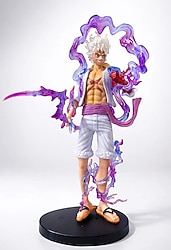 One Piece Luffy Gear 5 Figür 20 cm - Sun God Nika Özel Efektli PVC Koleksiyon Figürü